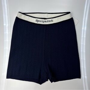 Sporty & Rich Women's Navy Shorts